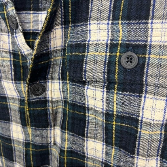 LL Bean Flannel Shirt Traditional Fit Oversized Plaid Size M - Picture 5 of 7